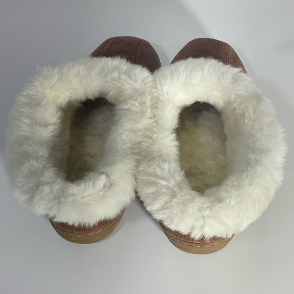 Red Wing SheepSkin Fleece Lined Cowhide Suede Leather Slippers Size L8; NICE!! - Picture 10 of 15
